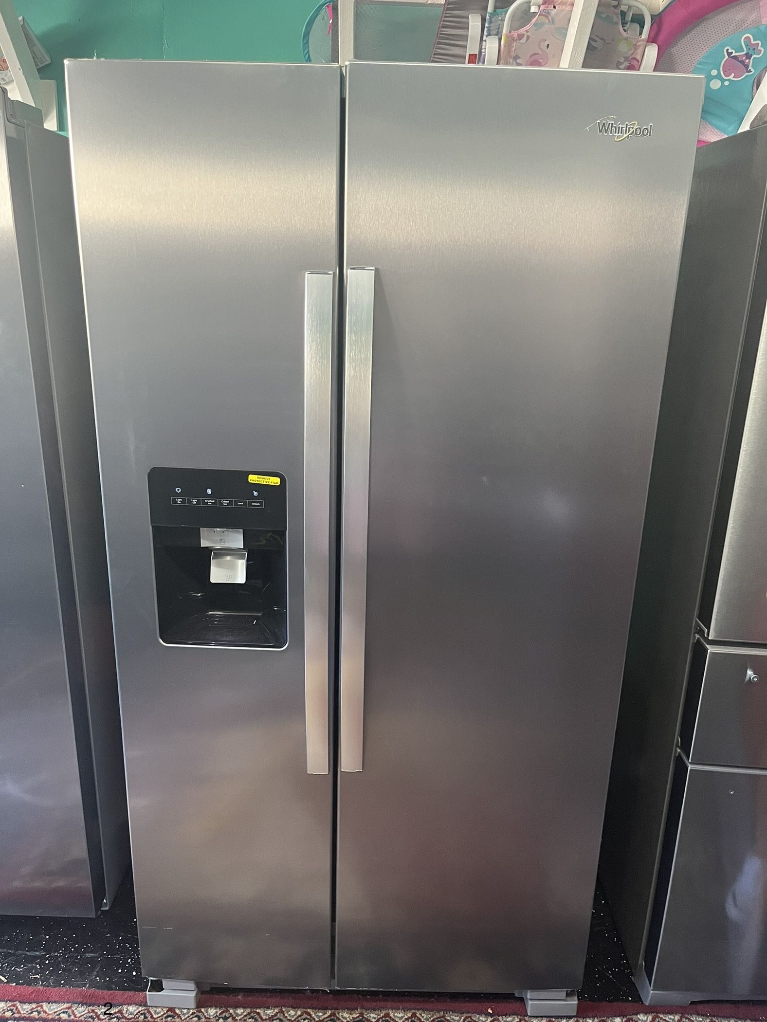 brand new fridge, store price is $1,499