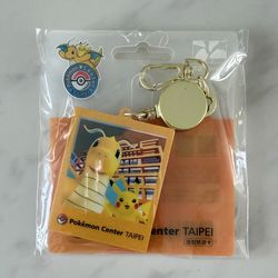 Pokemon Center Taipei Dragonite Pikachu Selfie Easy Card Keychain Taiwan Limited Metro TCG Game Booster Box Bundle Collection Packs One Piece OP
