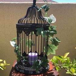Candle Or Plant Cage Holder