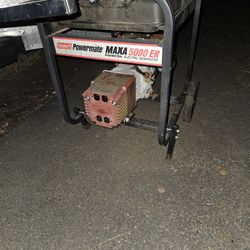 (Firm 190) coleman powermate 5000er generator 