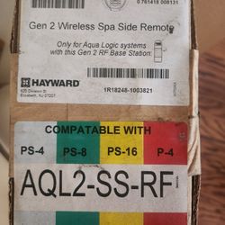 AQL2-SS-RF Hayward  Gen2 Wireless Spa Remote - Brand New