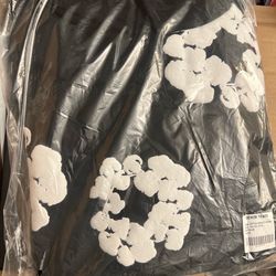Denim Tears Black and White Hoodie Size M
