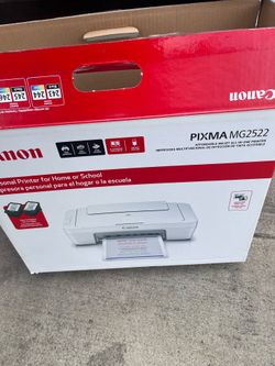 Printer pixma mg 2522 used one time only “needs computer cable