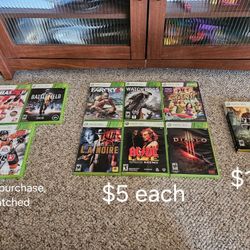 Xbox 360 With Kinects, Xbox One And Playstation 2 Games