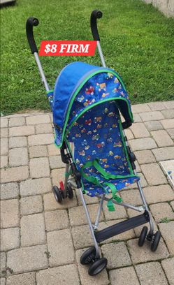 Umbrella Stroller Blue with Canopy