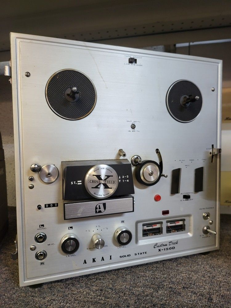 Akai X-150D Custom Deck Solid State Reel-to-Reel vintage