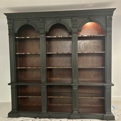 Solid Wood Refinished Bookcase 
