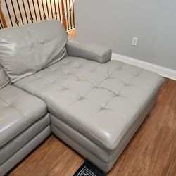 Leather Sectional 