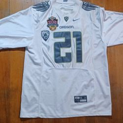 Men's Size 50 Large Oregon Ducks Football Jersey LaMichael James Stitched Bowl Game