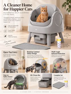 New cat self clean machine auto clean