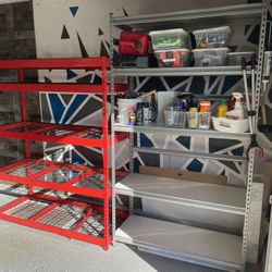 Garage shelving (RED) 