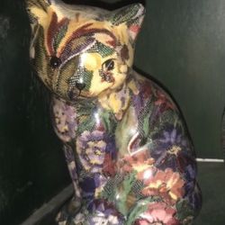 Ceramic Patchwork Kitten