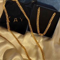 14k Gold Overlay 20in Chain