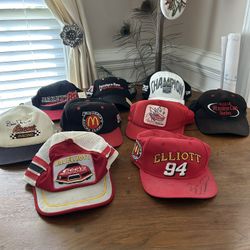 Vintage NASCAR Hat Lot