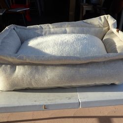 Cozy Pet Bed Beige Fabric 30" wide