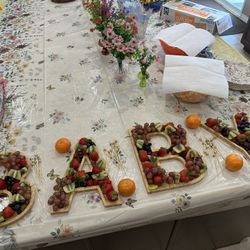 Baby Charcuterie Board Letters
