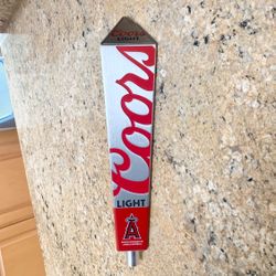 Coors Light Los Angeles Angels Baseball Beer Tap Handle Anaheim Angels