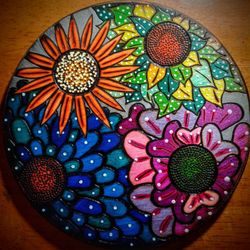 Handmade Floral Woodburn