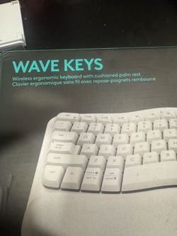 Logitech wireless keyboard Wave Keys Ergonomic - New (Open box)
