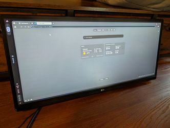 Widescreen computer monitor - LG 25UM56