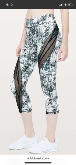 Lululemon Never Still Crop Legging Size 10