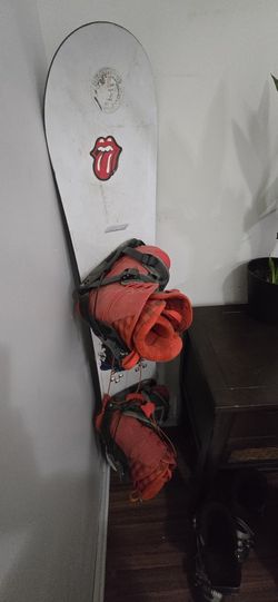 Used Snowboard With Matching Boots