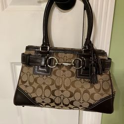 Vintage Coach Signature Hampton Satchel - Used Twice - Super Clean!