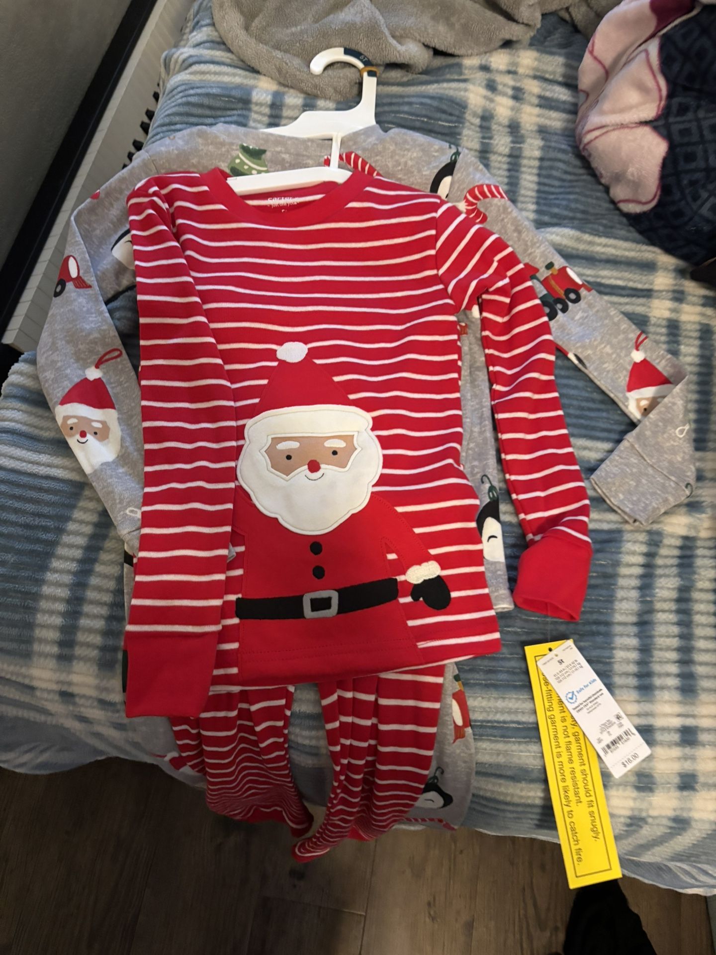 2x Kids Christmas Pajamas