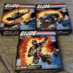 GI Joe "Lego" by Hasbro Set Of 3