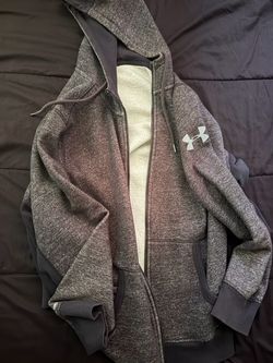 Under Armour men hoodie XL reversible zip up