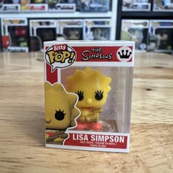 BITTY Lisa Simpson 1” Funko Pop #497 Simpsons Animation TV Television Disney Sax
