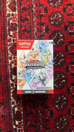 Pokémon Prismatic Evolutions 6 pack bundle pack