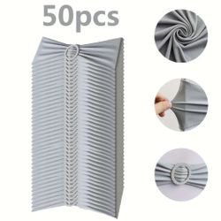 50 New Spandex Chair Sashes Bowa Wedding Quinceañera 