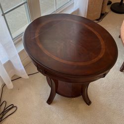 Ornate Oval  Side Table