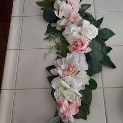 New Wedding Backdrop Swag Pink
