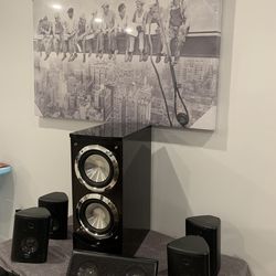 5.1 Surround Sound W/subwoofer