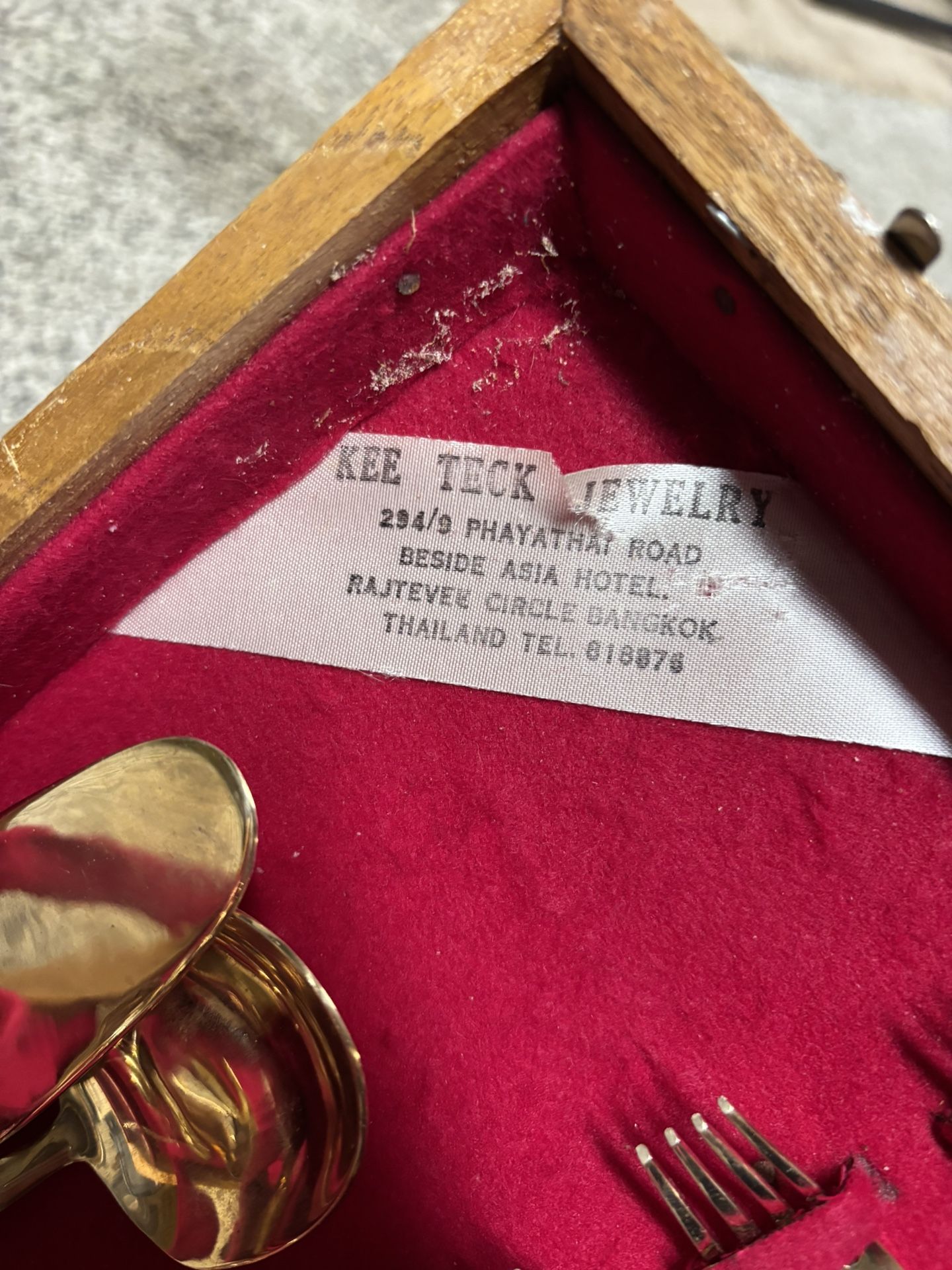 Kee Teck Jewelry Brass Cutlery Set