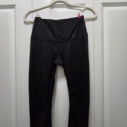Reebok Women's Activewear Running Yoga Black Capri Leggings XS 