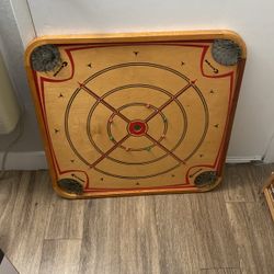 Vintage Wooden Carrom Board 