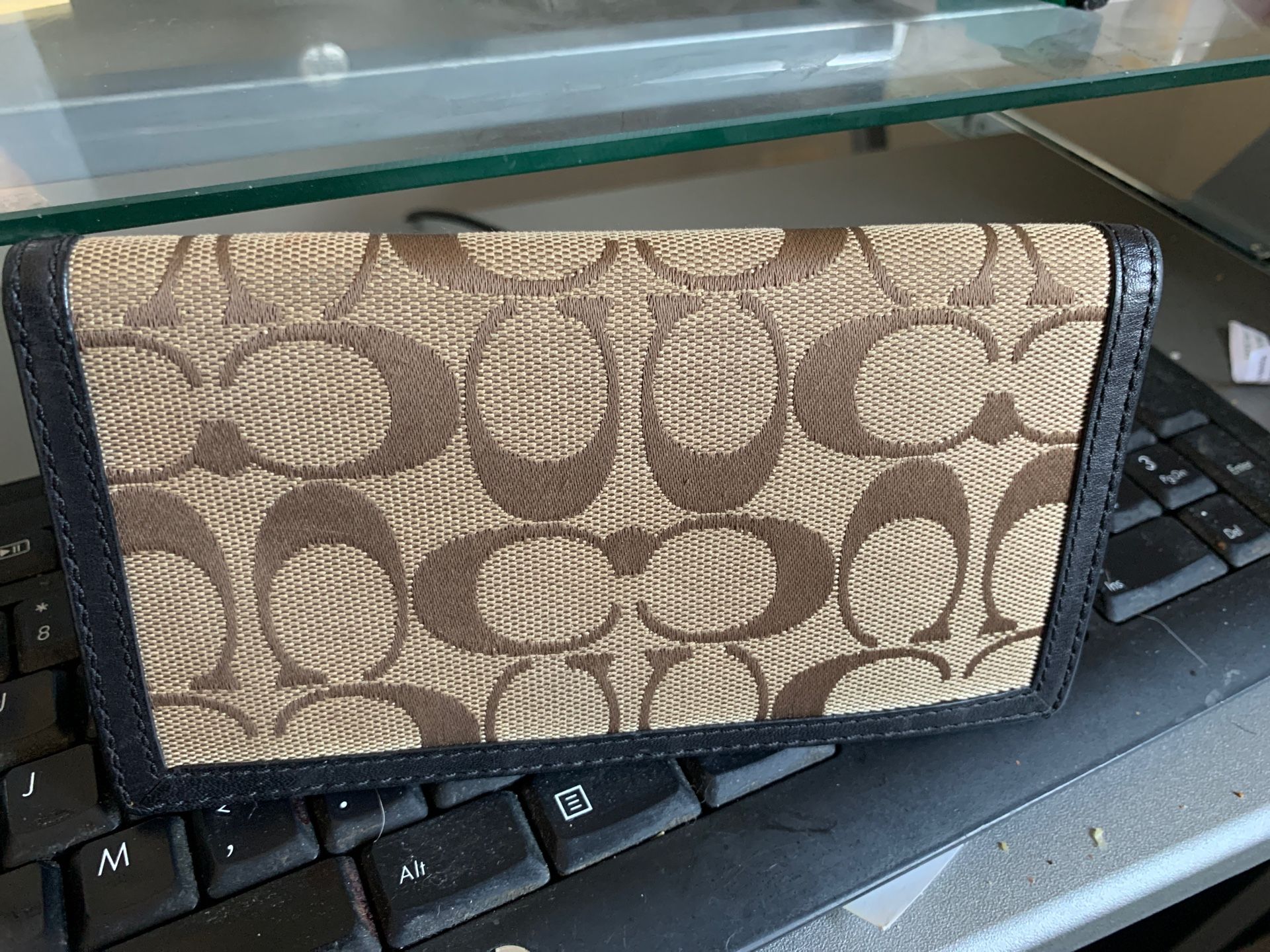 Authentic coach wallet gently used