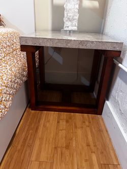 End tables with lamps