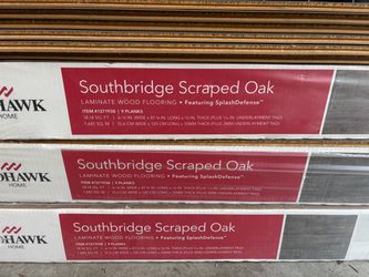 NEW Mohawk Southbridge Scraped Oak Laminate Flooring
