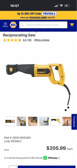 DeWalt Reciprocating Saw