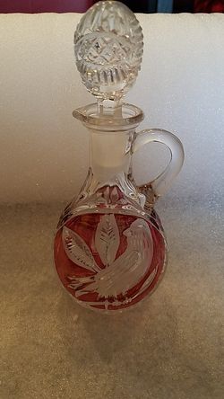 Hofbauer crystal byrdes crystal cruet