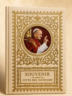 VATICAN CITY COINS & STAMPS SOUVENIR FOLDER. WITH POPE PAUL VI.
