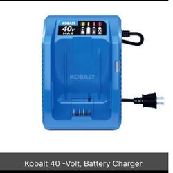 Kobalt 40 -Volt, Battery Charger