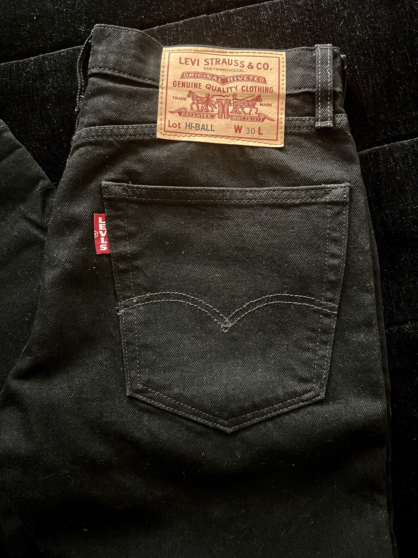 Jeans Levi’s Hi Ball  W30 L30 Black Men New