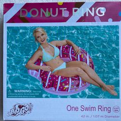 Bestway Donut Swim Ring, Ages 12+, 42 İn Diameter