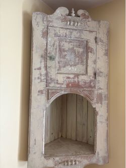 Cute Antique Corner Cabinet