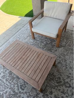 Woden Patio set